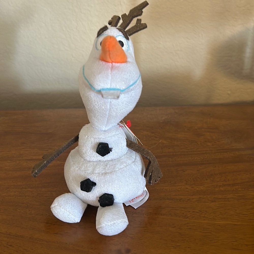 Disney TY Sparkle Olaf The Beanie Babies Collection Disney Frozen